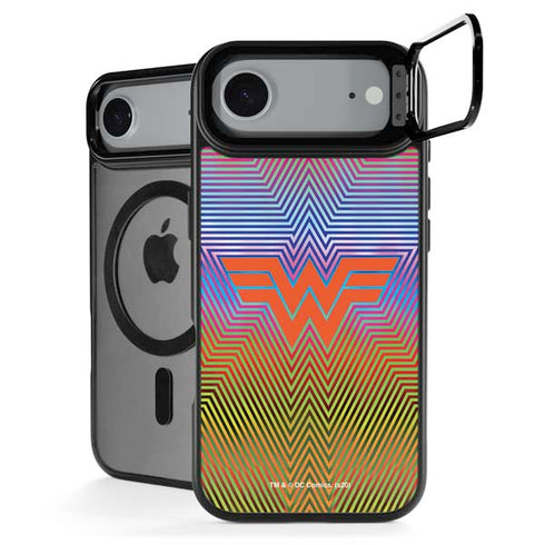 Wonder Woman 1984 (2020) Rainbow Chevron Logo iPhone 17 Air Kickstand Case