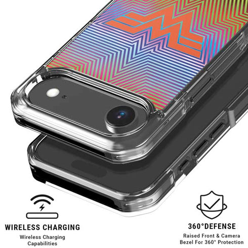 Wonder Woman 1984 (2020) Rainbow Chevron Logo iPhone 17 Air MagSafe Case