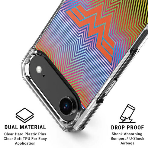Wonder Woman 1984 (2020) Rainbow Chevron Logo iPhone 17 Air MagSafe Case