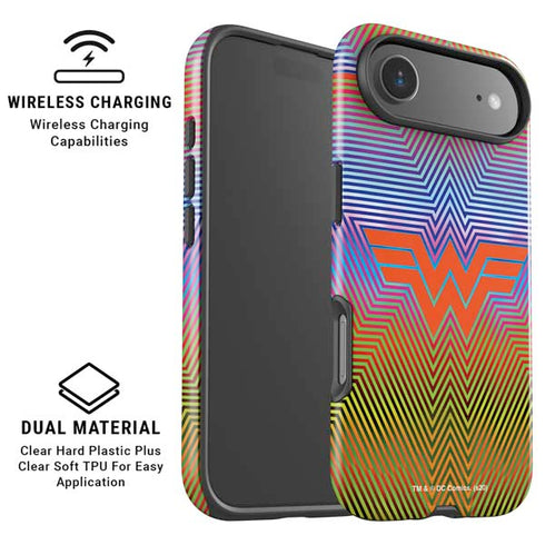 Wonder Woman 1984 (2020) Rainbow Chevron Logo iPhone 17 Air Magsafe Impact Case