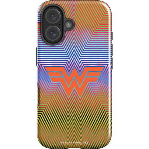 Wonder Woman 1984 (2020) Rainbow Chevron Logo iPhone 17 Impact Case