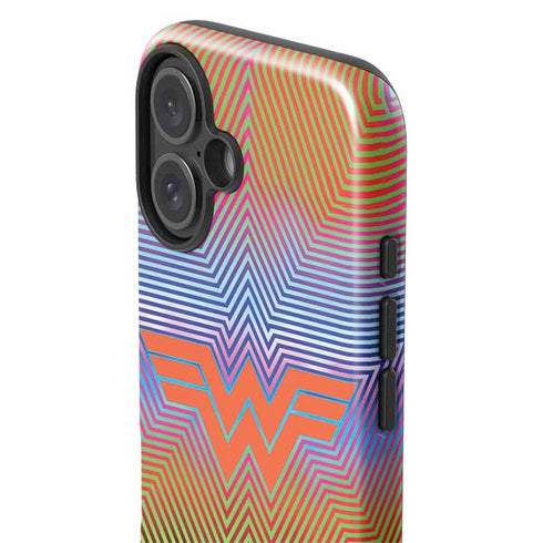 Wonder Woman 1984 (2020) Rainbow Chevron Logo iPhone 17 Impact Case