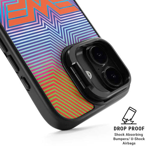 Wonder Woman 1984 (2020) Rainbow Chevron Logo iPhone 17 Kickstand Case