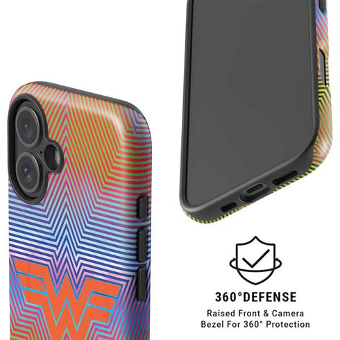 Wonder Woman 1984 (2020) Rainbow Chevron Logo iPhone 17 Magsafe Impact Case