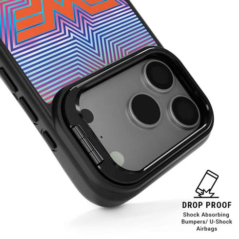 Wonder Woman 1984 (2020) Rainbow Chevron Logo iPhone 17 Pro Kickstand Case