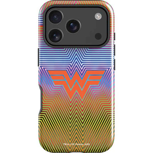 Wonder Woman 1984 (2020) Rainbow Chevron Logo iPhone 17 Pro Max Impact Case