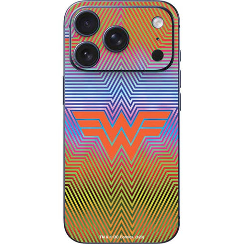 Wonder Woman 1984 (2020) Rainbow Chevron Logo iPhone 17 Pro Skin