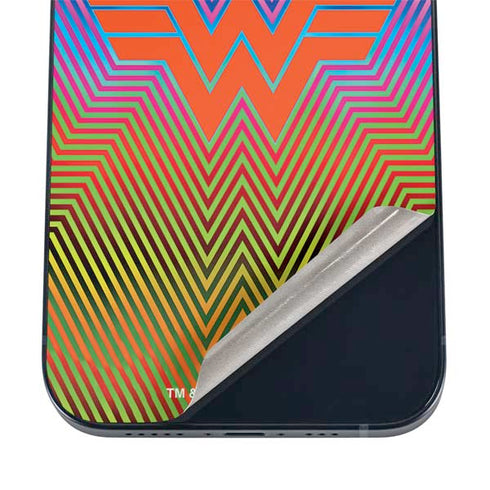 Wonder Woman 1984 (2020) Rainbow Chevron Logo iPhone 17 Pro Skin