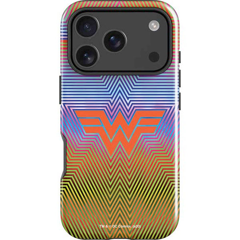 Wonder Woman 1984 (2020) Rainbow Chevron Logo iPhone 18 Pro Impact Case