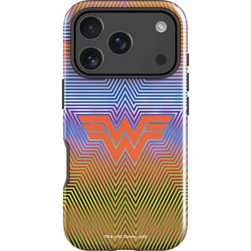 Wonder Woman 1984 (2020) Rainbow Chevron Logo iPhone 18 Pro Max Impact Case