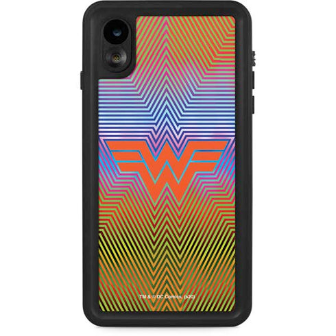 Wonder Woman 1984 (2020) Rainbow Chevron Logo iPhone Cases