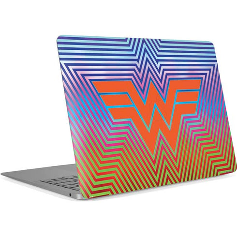 Wonder Woman 1984 (2020) Rainbow Chevron Logo Apple MacBook Air Skin