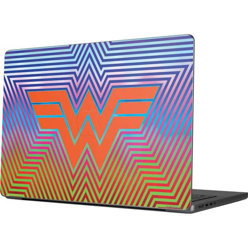 Wonder Woman 1984 (2020) Rainbow Chevron Logo Apple MacBook Pro 14-inch Skin