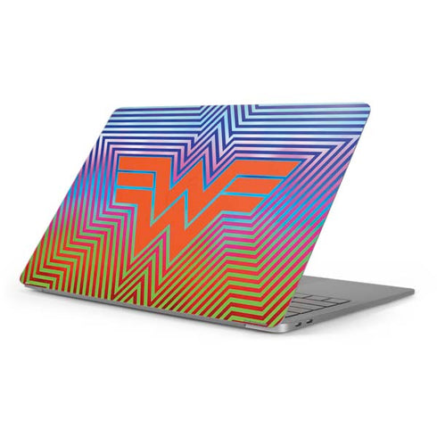 Wonder Woman 1984 (2020) Rainbow Chevron Logo Apple MacBook Pro 16-inch Skin