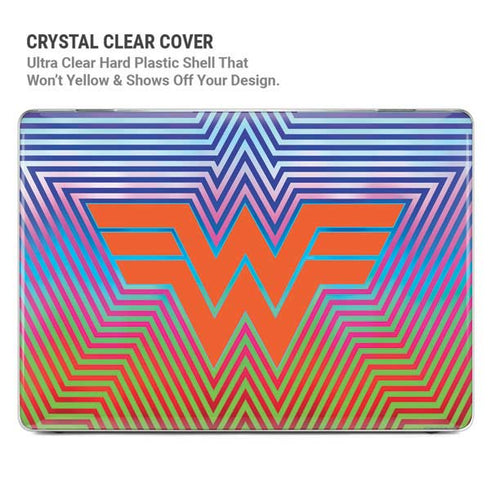 Wonder Woman 1984 (2020) Rainbow Chevron Logo MacBook Cases