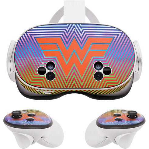 Wonder Woman 1984 (2020) Rainbow Chevron Logo Meta Quest 3S Skin