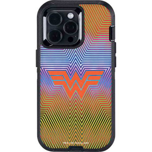 Wonder Woman 1984 (2020) Rainbow Chevron Logo Otterbox Defender iPhone Skin