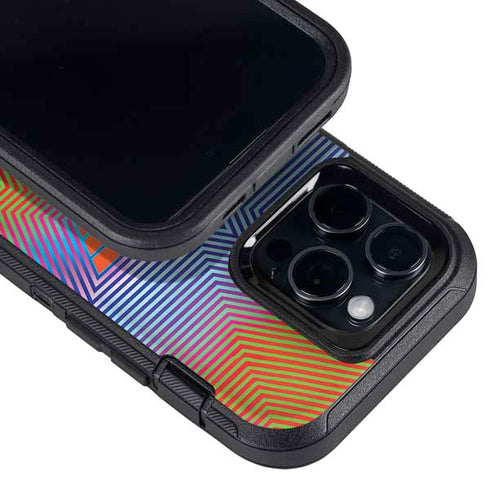 Wonder Woman 1984 (2020) Rainbow Chevron Logo Otterbox Defender iPhone Skin