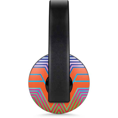 Wonder Woman 1984 (2020) Rainbow Chevron Logo PlayStation 4 Gold Wireless Headset Skin