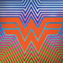 Wonder Woman 1984 (2020) Rainbow Chevron Logo PlayStation 4 Gold Wireless Headset Skin