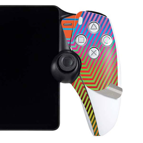 Wonder Woman 1984 (2020) Rainbow Chevron Logo PlayStation Portal Remote Player Skin