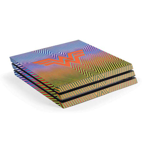 Wonder Woman 1984 (2020) Rainbow Chevron Logo PlayStation PS4 Skins