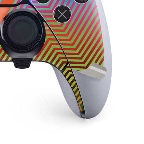 Wonder Woman 1984 (2020) Rainbow Chevron Logo PS5 DualSense Edge Pro Controller Skin