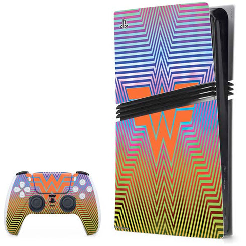 Wonder Woman 1984 (2020) Rainbow Chevron Logo PlayStation PS5 Skins