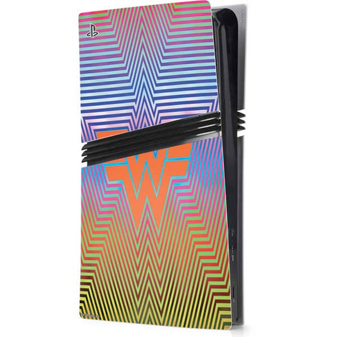 Wonder Woman 1984 (2020) Rainbow Chevron Logo PlayStation PS5 Skins