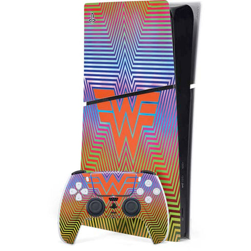Wonder Woman 1984 (2020) Rainbow Chevron Logo PlayStation PS5 Skins