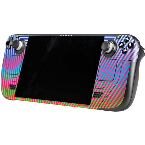 Wonder Woman 1984 (2020) Rainbow Chevron Logo Steam Deck Handheld Gaming Computer OLED Skin