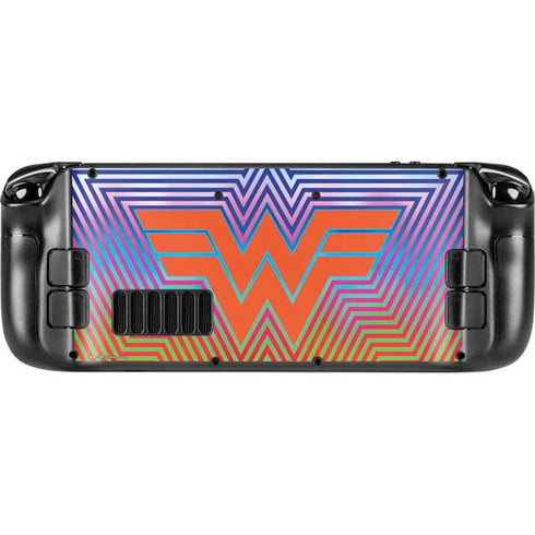 Wonder Woman 1984 (2020) Rainbow Chevron Logo Steam Deck Handheld Gaming Computer Skin