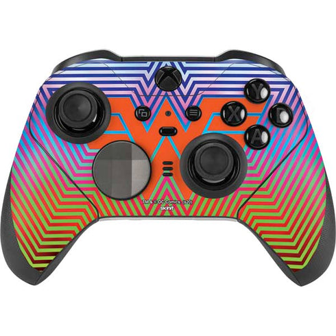 Wonder Woman 1984 (2020) Rainbow Chevron Logo Xbox Elite Wireless Controller Series 2 Skin