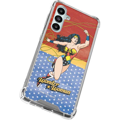 DC Comics Wonder Woman Ready to Fight Galaxy A16 5G Clear Case