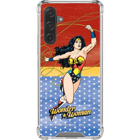 DC Comics Wonder Woman Ready to Fight Galaxy A17 Clear Case