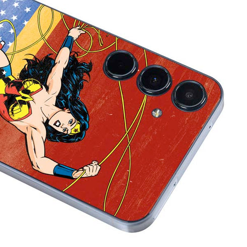 DC Comics Wonder Woman Ready to Fight Galaxy A55 5G Skin