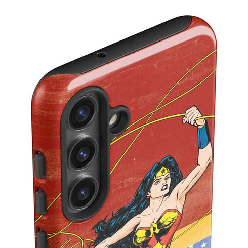 DC Comics Wonder Woman Ready to Fight Galaxy S25 Plus Impact Case