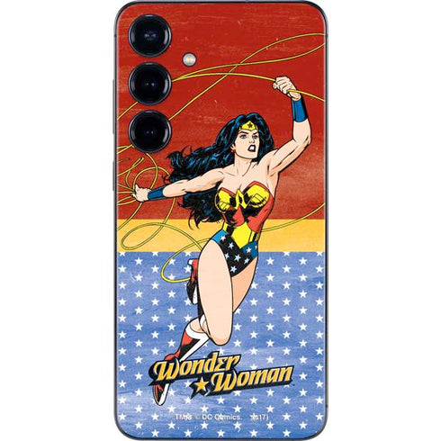 DC Comics Wonder Woman Ready to Fight Galaxy S24 Plus Skin