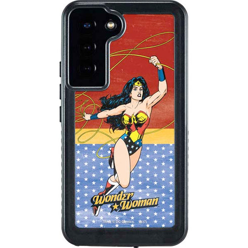 DC Comics Wonder Woman Ready to Fight Galaxy S24 Plus Waterproof Case