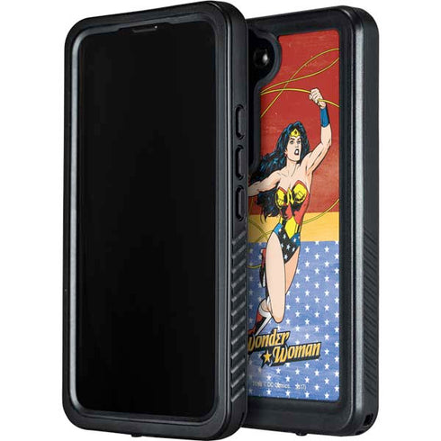 DC Comics Wonder Woman Ready to Fight Galaxy S24 Plus Waterproof Case