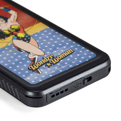DC Comics Wonder Woman Ready to Fight Galaxy S24 Plus Waterproof Case