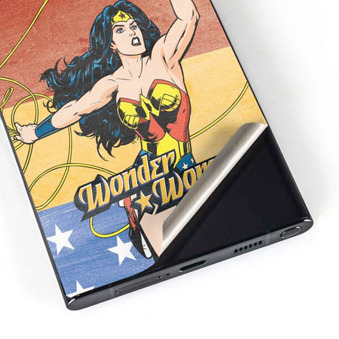 DC Comics Wonder Woman Ready to Fight Galaxy S25 Ultra Skin