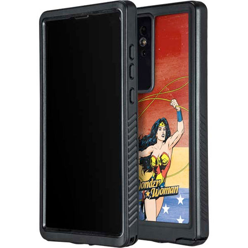 DC Comics Wonder Woman Ready to Fight Galaxy S24 Ultra Waterproof Case
