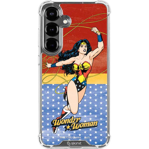 DC Comics Wonder Woman Ready to Fight Galaxy S26 Clear Case