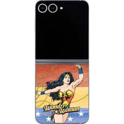 DC Comics Wonder Woman Ready to Fight Galaxy Z Flip6 Skin