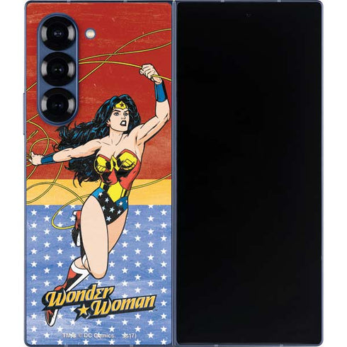 DC Comics Wonder Woman Ready to Fight Galaxy Z Fold6 Skin