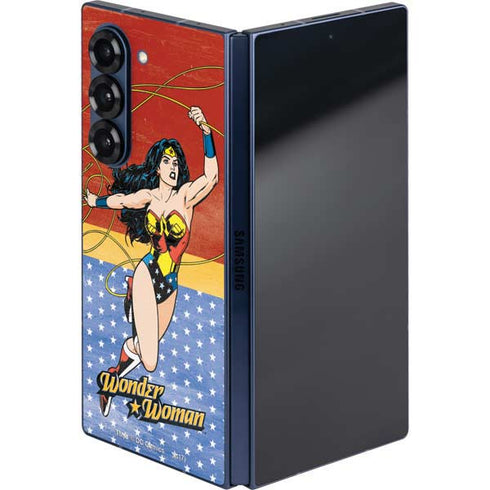 DC Comics Wonder Woman Ready to Fight Galaxy Z Fold6 Skin
