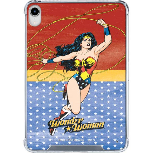 DC Comics Wonder Woman Ready to Fight iPad 11th Gen (2025) Clear Case