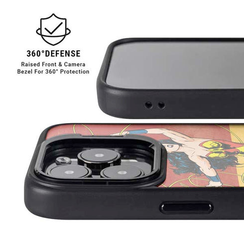 DC Comics Wonder Woman Ready to Fight iPhone 14 Pro Max Kickstand Case