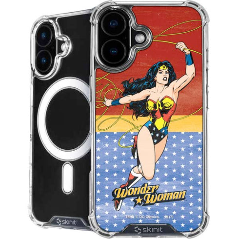 DC Comics Wonder Woman Ready to Fight iPhone 16 MagSafe Case